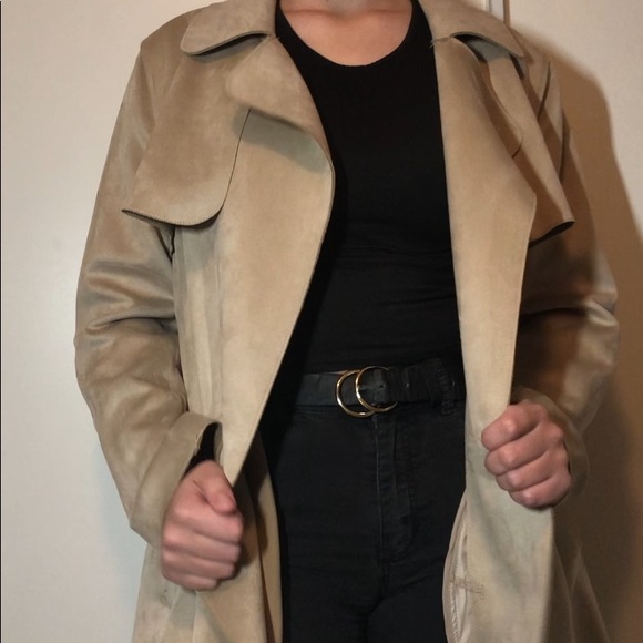 Tan Trench Coat - Picture 3 of 7